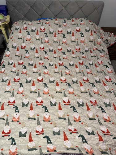 Queen blanket christmas gnome - blanket,