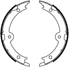 Mintex Rear Brake Shoe Set