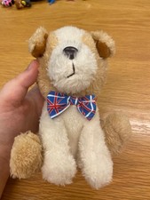 Soft Toy Small Dog Union Jack Teddy Jack Russell /VERY CUTE.