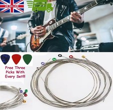 ELECTRIC GUITAR STRINGS ✅SET OF 6 HIGH QUALITY STRINGS ✅ UK SELLER