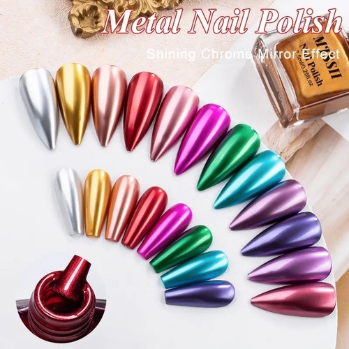 Metallic nail polish super - nail,