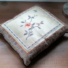 Vintage Silk  Hand-Embroidered