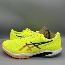 ASICS Solution Swift FF 2 Safety Yellow Tennis Court Shoes UK 12 EU 48 US 13 New