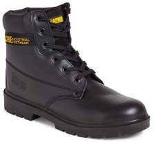 Apache S3 black leather steel