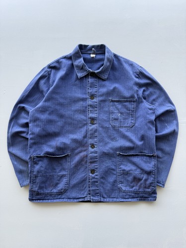 Blue french chore jacket s - chore, 90's