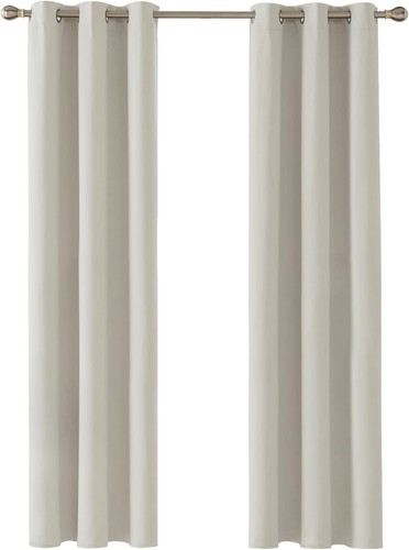 Deconovo beige eyelet - beige, curtains
