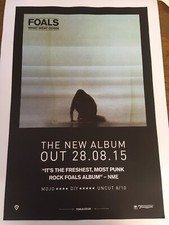 THE FOALS - RARE PROMO MUSIC POSTER - WHAT WENT DOWN ALBUM - OFFICIAL ISSUE