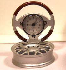 Table Bedside Alarm Clock Steering Wheel Birthday Novelty Racing Car Driver Gift