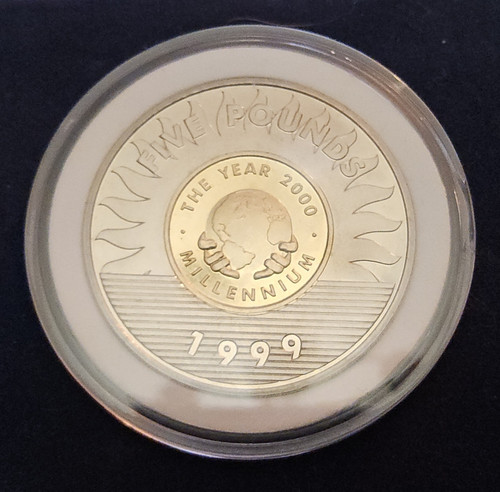Guernsey 1999 five - 1999, coin