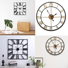 Large Open Face Clock - Modern