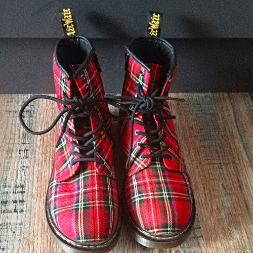 Martens 1460 tartan canvas - martens,