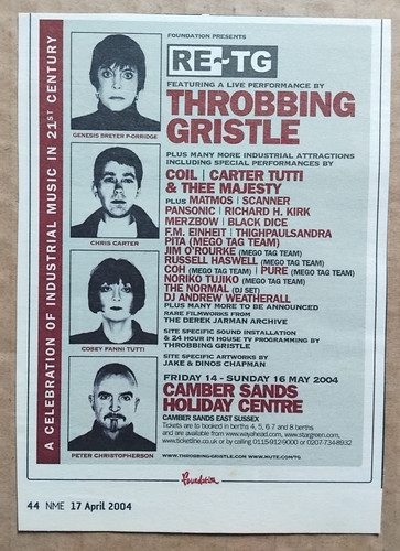 Throbbing gristle original - gristle,