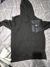 Crosshatch Black Hoodie