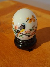 Vintage Avon egg-shaped perfume or cologne bottle (empty)
