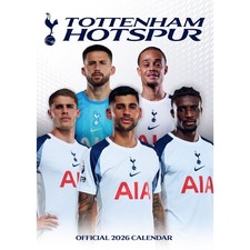 2026 Calendar Tottenham Hotspur FC A3 Football Calendar Official Product
