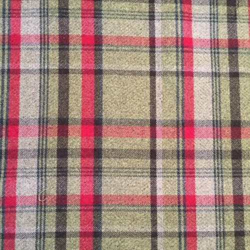 Wool effect fabric balmoral - effect,