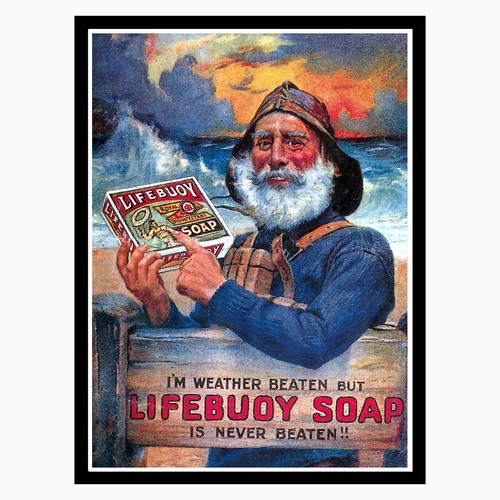 Lifebuoy soap retro metal - retro,