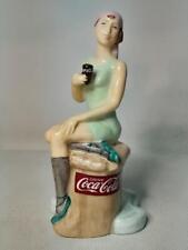 Royal Doulton COCA-COLA BATHING BELLE Figurine 4.75" Tall MCL 14 L/E Advertising