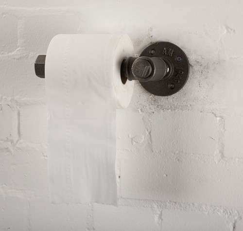 Industrial pipe toilet roll - toilet,