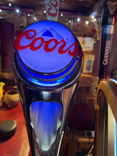 Coors beer pump new bar - coors,