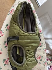 Dog Water & Windproof Coat Green 18/20 Inches Long