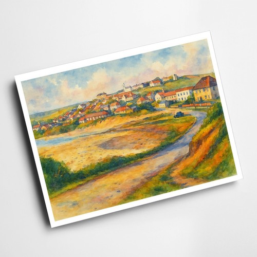 Print view from the west - print,