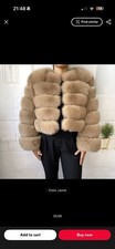 Fox Fur Women's Coat Real Fur