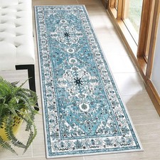 2' x 6' Boho Runner Rug Non