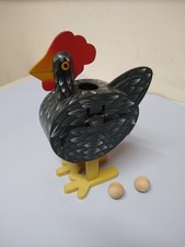 Ron Fuller Hen egg laying 1980/1989 automata wooden toy