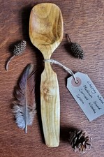 Hand-carved wooden Serving