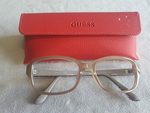 Guess brown print glasses
