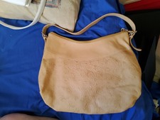 Pia Leather Shoulder Bag Light Brown Excellent Condition Never Used
