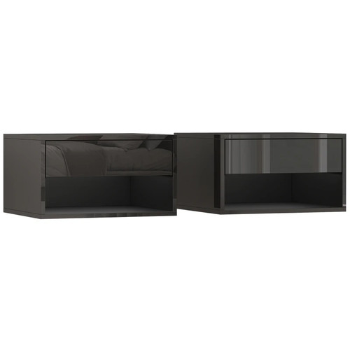 Floating bedside tables set - bedside,