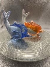 ART GLASS FISH 2 PAPERWEIGHT
