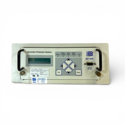 Basler be1 gps generator - be1-gps,