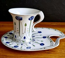 Vintage Leonardo Collection Fancy  Tea cup & Saucer Set - Blue