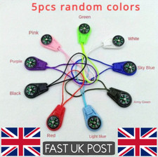 MINI COMPASS with Strap / Outdoor Hiking Survival Scouting pocket NEW 5 Pack