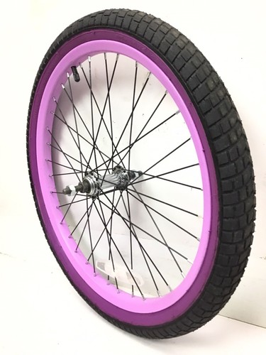 Bicycle front purple wheel - bicycle,
