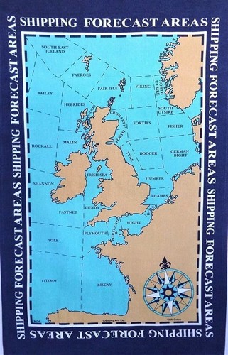 Shipping forecast nautical tea - nautical,
