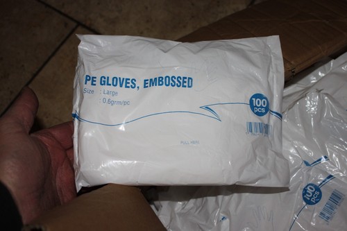 100 pe gloves - 100, (2500)