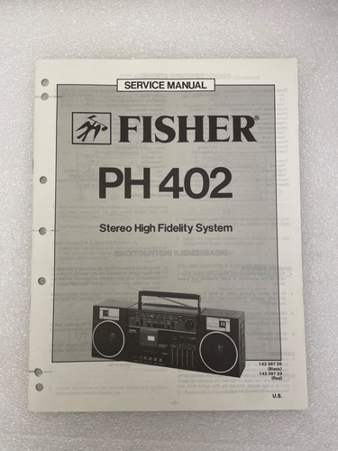 Vintage original fisher - vintage, ph-402
