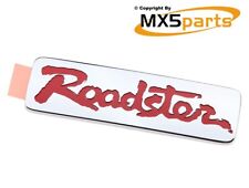 MX5 Red Rear Roadster Badge