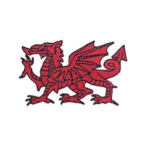 Wales dragon embroidery - dragon,