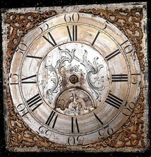 3HR LONGCASE CLOCK DIAL+movent