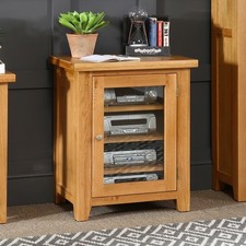 Cheshire Oak Glazed Hi-Fi
