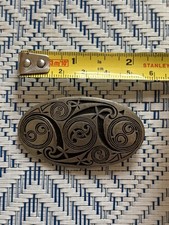 Vintage St Justin Celtic Design Brooch