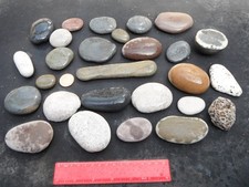  1.9 kg  of beach pebbles, sea/beach worn for/crafting,home decor ,garden.