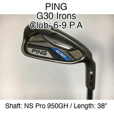 PING G30 Irons 6-9.P.A Iron