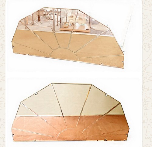 Peach mirrors single pair - peach, or