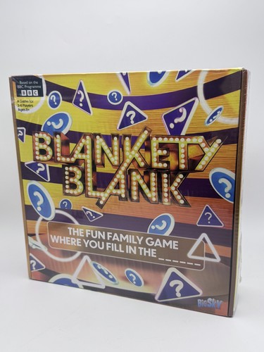 Blankety blank board game - tv,